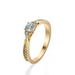 Pierścionek zaręczynowy z diamentami AJPZ_084